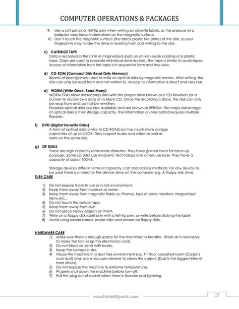 Image result for Computer Packages Notes.pdf