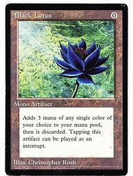 Image result for Magic the Gathering Black Lotus