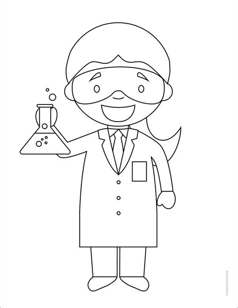 How to Draw a Scientist: Easy Step-by-Step Art Lesson for Kids in 2025 ...