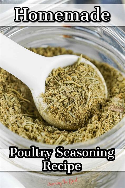 Homemade Poultry Seasoning