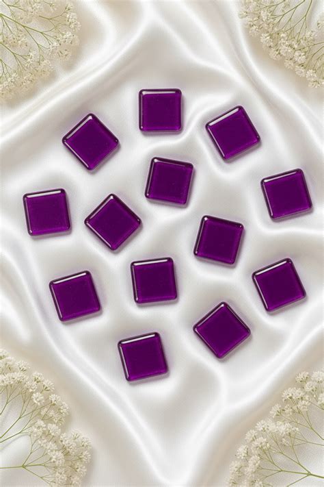 SQUARE SHAPE ROYAL PURPLE COLOUR MOSAIC TILES-534 – Mirror Glass World Wide