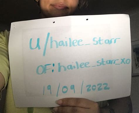 Verification 😊 : u/hailee_starr