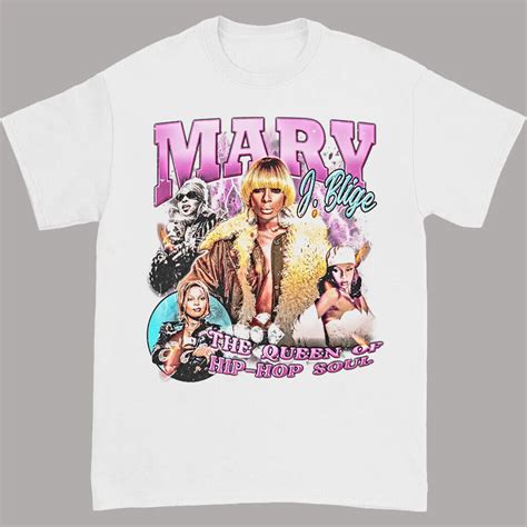 Mary J Blige Singer Collection Gift For Fan All Size Gift for Fan T ...