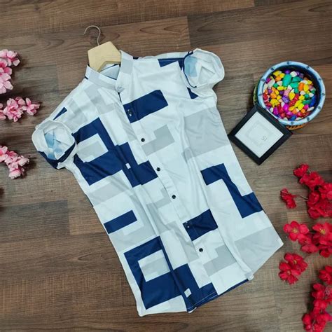 SKYLINT Men Lycra Fabric Regular Fit Printed Casual Shirt Price in ...