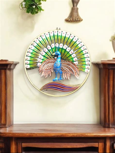 Peacock Wall Decor (24"×24") – PC HOME DECOR