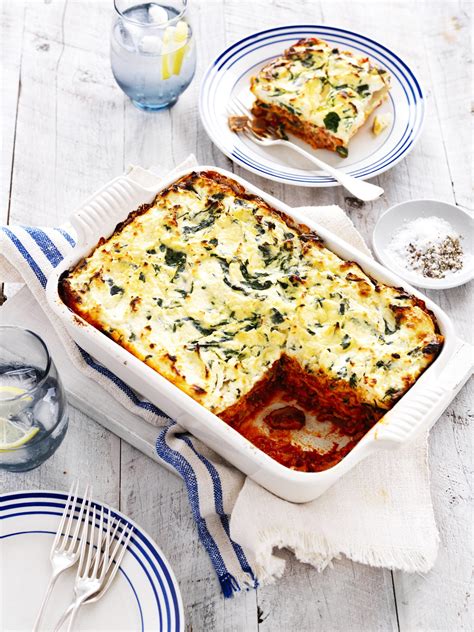 Spinach, Ricotta & Mushroom Lasagne | Australian Mushrooms