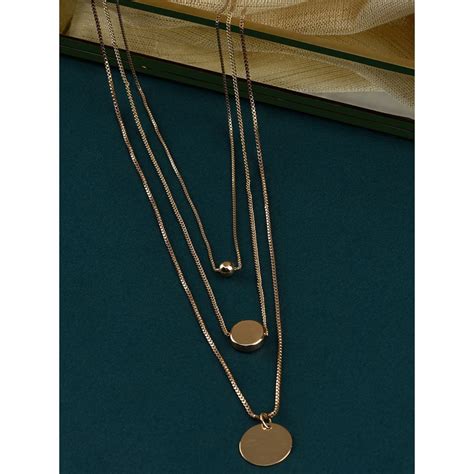 Buy Accessorize London Simple Discs Layered Nacklace Online