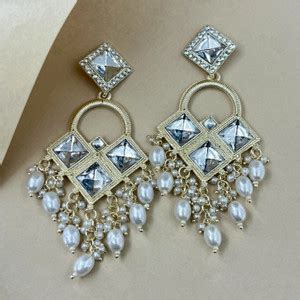 Flipkart.com - Buy Vigilantee Jewels Drop & Danglers Kundan Square ...