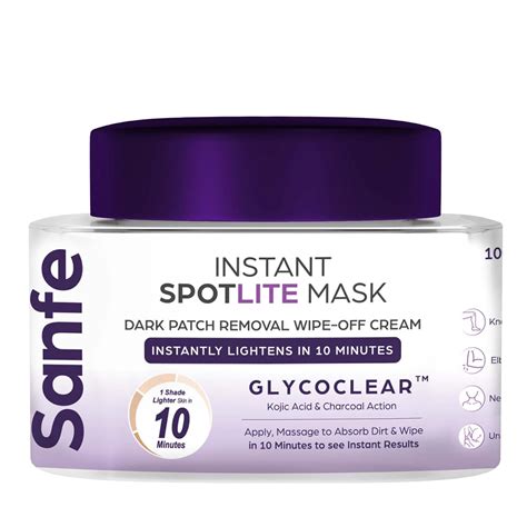 Buy Sanfe Instant Spotlite Mask For Dark Underrams, Neck & Body| Dark ...