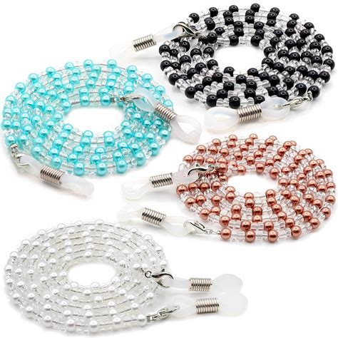 SeGuny Eye Glasses String Holder Beaded Eyeglass Holders Around Neck ...