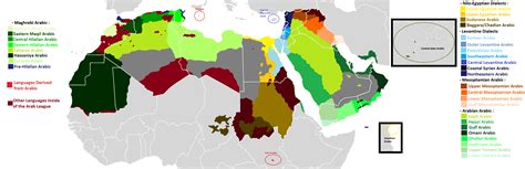 Arabic Language Map