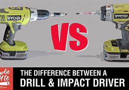 Image result for Difference between Drill and Drill Driver