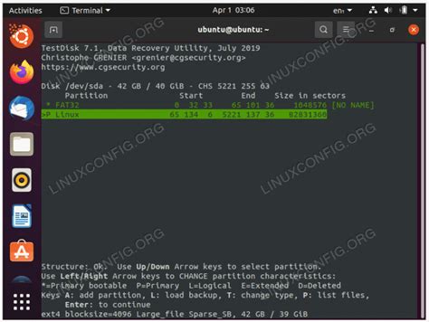 Image result for Partition Table in Linux