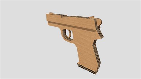 Cardboard Gun - Download Free 3D model by Rixx (@rixx_vr) [33ec96b ...