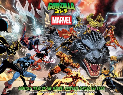 'Godzilla vs. Marvel' Comics Kick Off March 2025