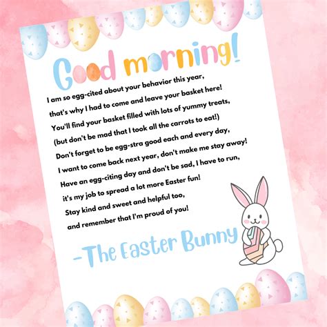 4 Free Printable Easter Bunny Letters