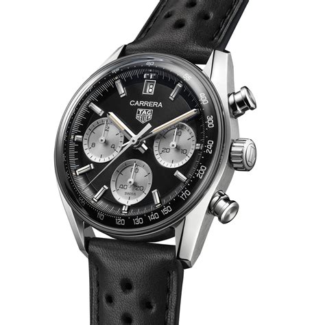 TAG Heuer Carrera Chronograph 39mm Mens Watch Black CBS2210.FC6534 ...
