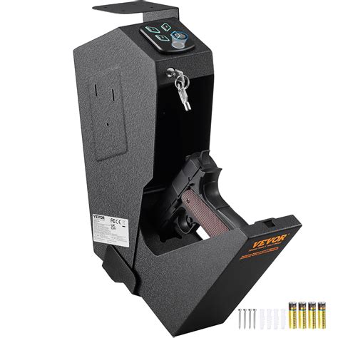 VEVOR Gun Safe for Pistols, Biometric Gun Safe with Three Quick Access ...