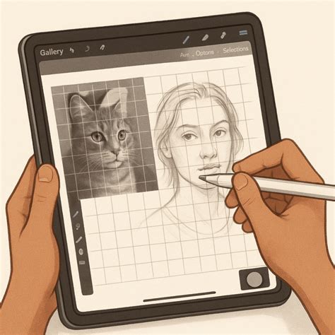 How to Draw an Object Using a Simple Grid 的图像结果