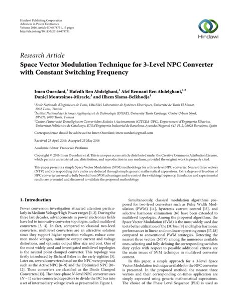 Image result for Space Vector Modulation PDF