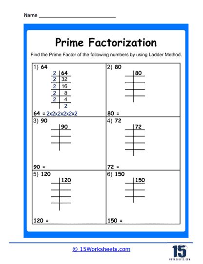 Prime Factors Ladder Methods 的图像结果