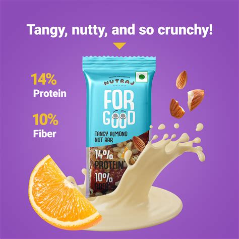 Nutraj For Good Daily Nutrition Protein Energy Nut Bar 100g (25g x 4 B