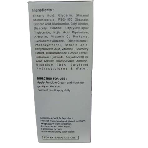 Buy AURIGLOW SKIN LIGHTENING CREAM, TUBE OF 20G Online & Get Upto 60% ...