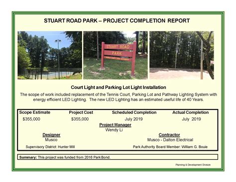 Hunter Mill District Projects | Park Authority