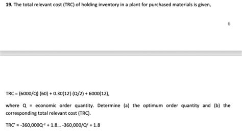 Image result for Total Relevant Cost Formula