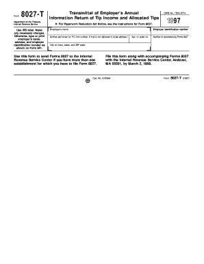 Fillable Online irs tip income form Fax Email Print - pdfFiller