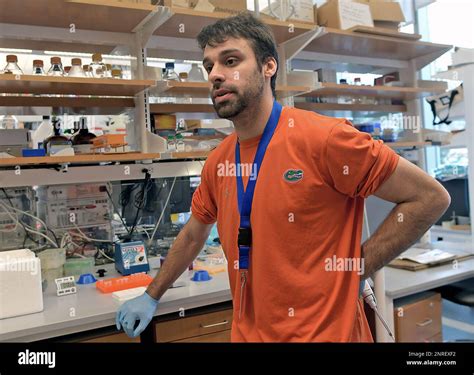 In this Thursday, Dec. 26, 2019 photo, Zachary Kennedy, a bio-medical ...