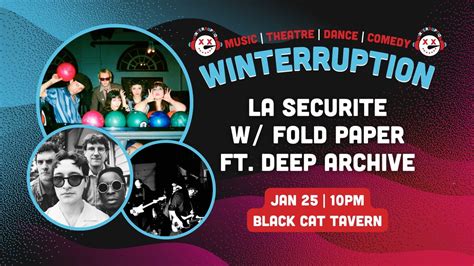 La Sécurité w/ Fold Paper and Deep Archive (Winterruption 2025), Black ...