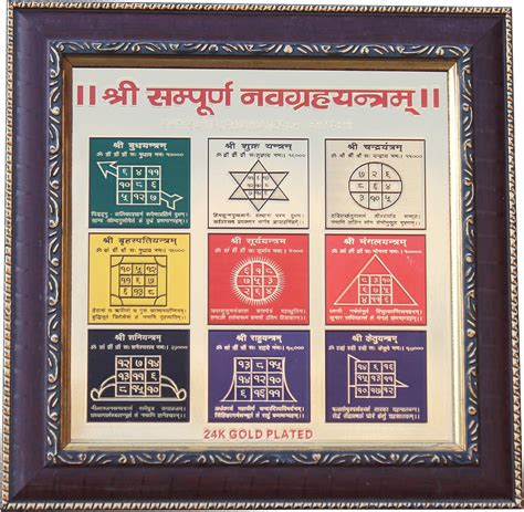 Buy IS4A 6x6 Golden Foil Paper Yantram Energized Yantra, Yantra Kavach ...