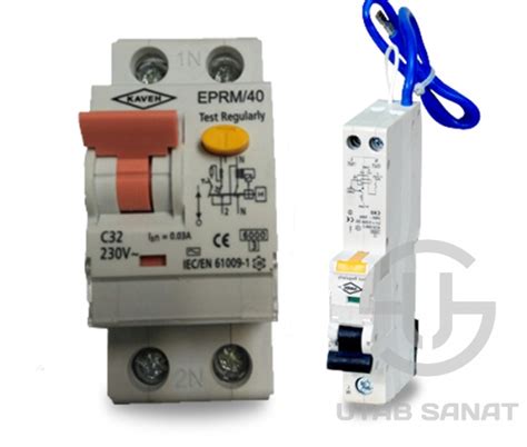 مشخصات، قیمت و خرید کلید محافظ جان ترکیبی RCBO-25-10KA تیپ C دو پل ۲۵ ...