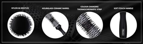 Buy Wahl Thermal Curved Barrel Hair Brush, Silver, 33 mm (WPHB6-3324 ...