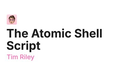 Atomic Shell 的图像结果