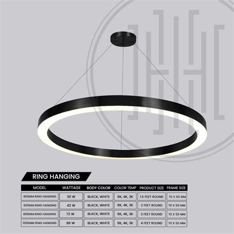 LED Circular Ring Hanging Profile Light – Harold Electricals