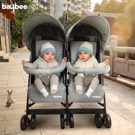 Best Rated Twin Baby Stroller for Kids Lightweight Foldable Pram for ...