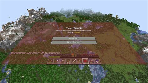 Image result for Minecraft Java Death Screen