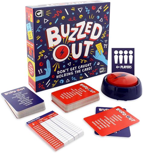 Buy Ginger Fox - Buzzed Out Card Game. Quick-Fire Guessing Card Games ...