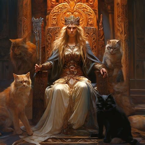 The Cats that Pull Freyja's Chariot: Bygul and Trjegul in 2025 | Norse ...