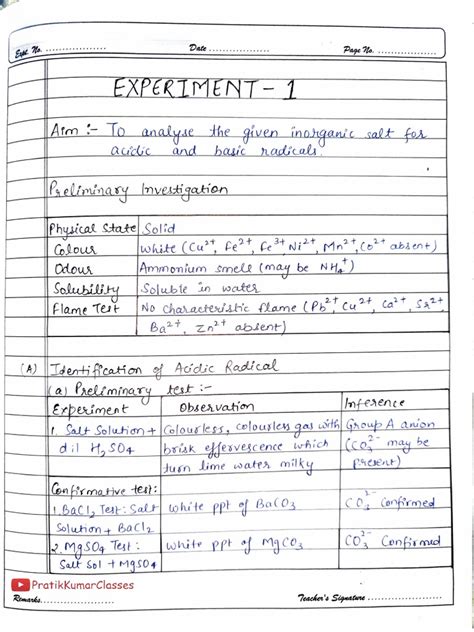 Chemistry Practical File 的图像结果