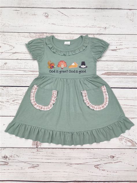 Baby Girl Cotton Thanksgiving Dresses - Sassy kids palace