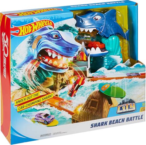 Hot Wheels City Shark Beach Battle Play Set Instruction Manual
