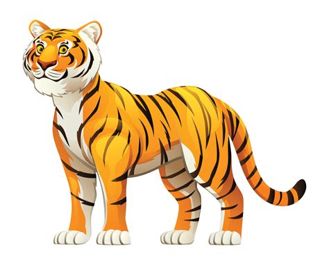 Tiger cartoon illustration isolated on white background 22684531 Vector ...