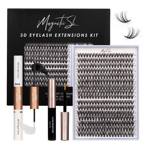 Amazon.com: Lash Clusters DIY Lash Extensions Kit 320pcs Individual ...