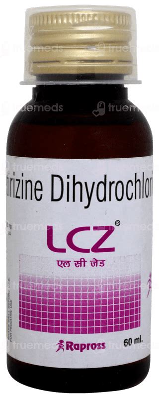 Lcz Syrup 60 Ml - Uses, Side Effects, Dosage, Price | Truemeds