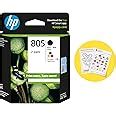 HP 805 Color/Black Ink Cartridge Combo 2-Pack : Amazon.in: Computers ...
