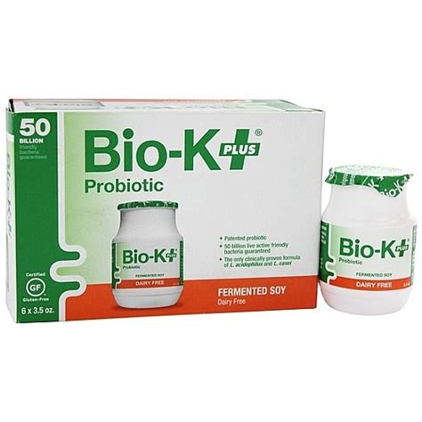 Buy Bio-K Plus Probiotic Fermented Soy Dairy Free Culture 50 Billion ...