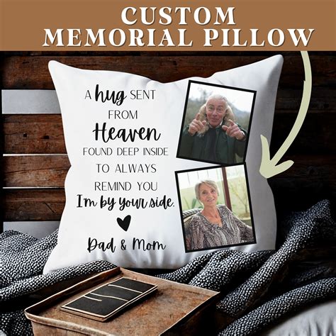 Personalized Photo Memorial Pillow, Bereavement Gift, Custom ...